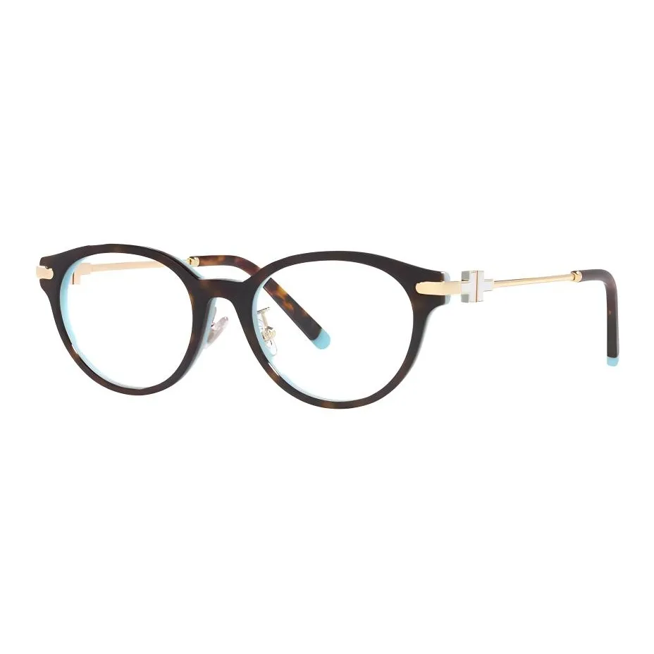 TIFFANY CO. Пластик Овал Оправы для очков Женские Черепаховый
