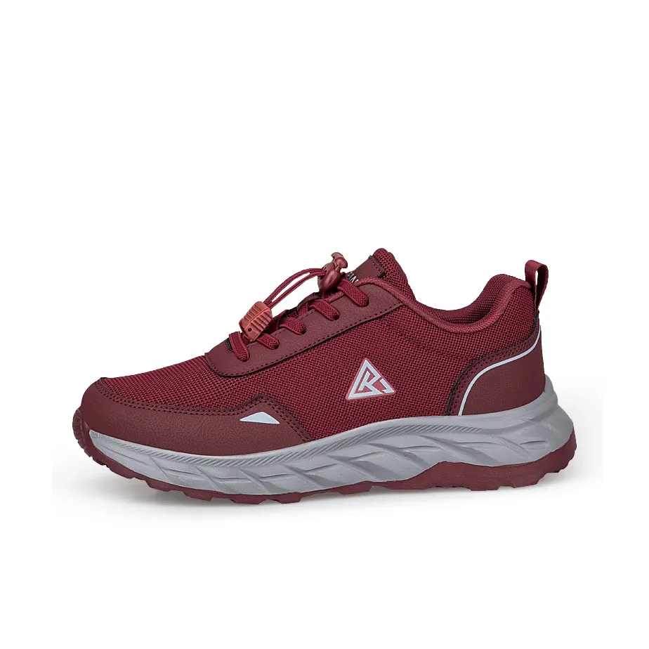 Recreation Anti-Slip And Wear-Resistant Breathable Low-Top Casual Shoes Women's Maroon