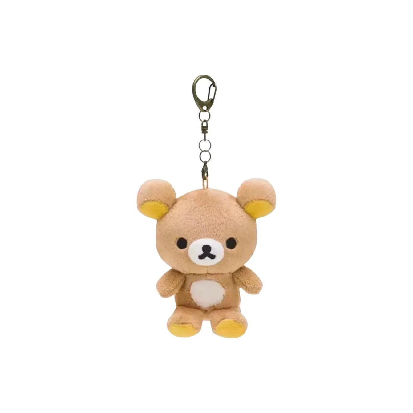 SAN X Rilakkuma Медведь Брат SS Сидячая поза Брелок Кукла Плюшевая Подвеска 11 см Рекомендуемая высота