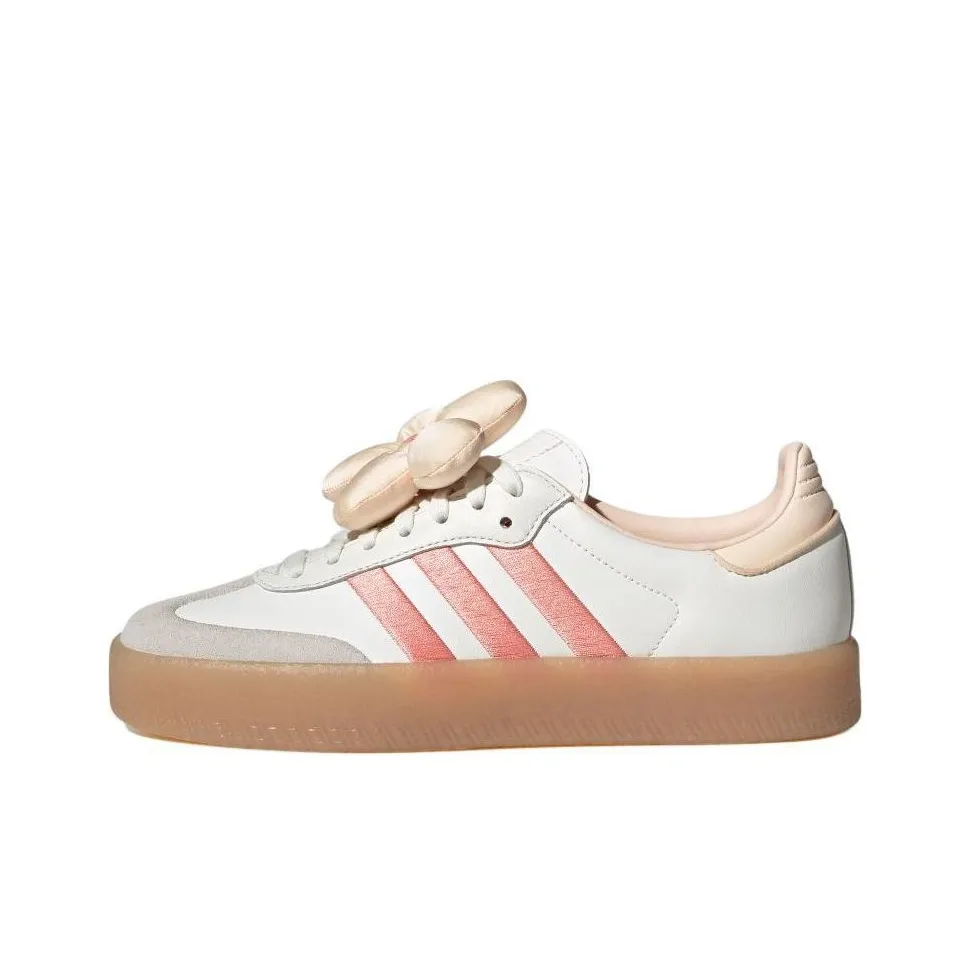 Adidas Originals SAMBAE Low Топ Скейтборд Кроссовки Женские Белые Розовые