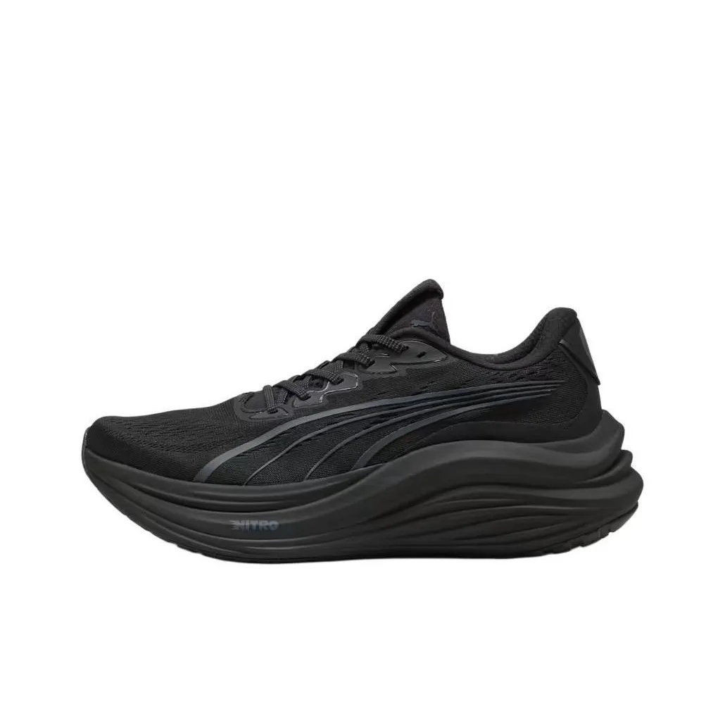 PUMA MagMax NITRO™ Slip-resistant Abrasion-resistant Low-top Беговые кроссовки Мужские Черные