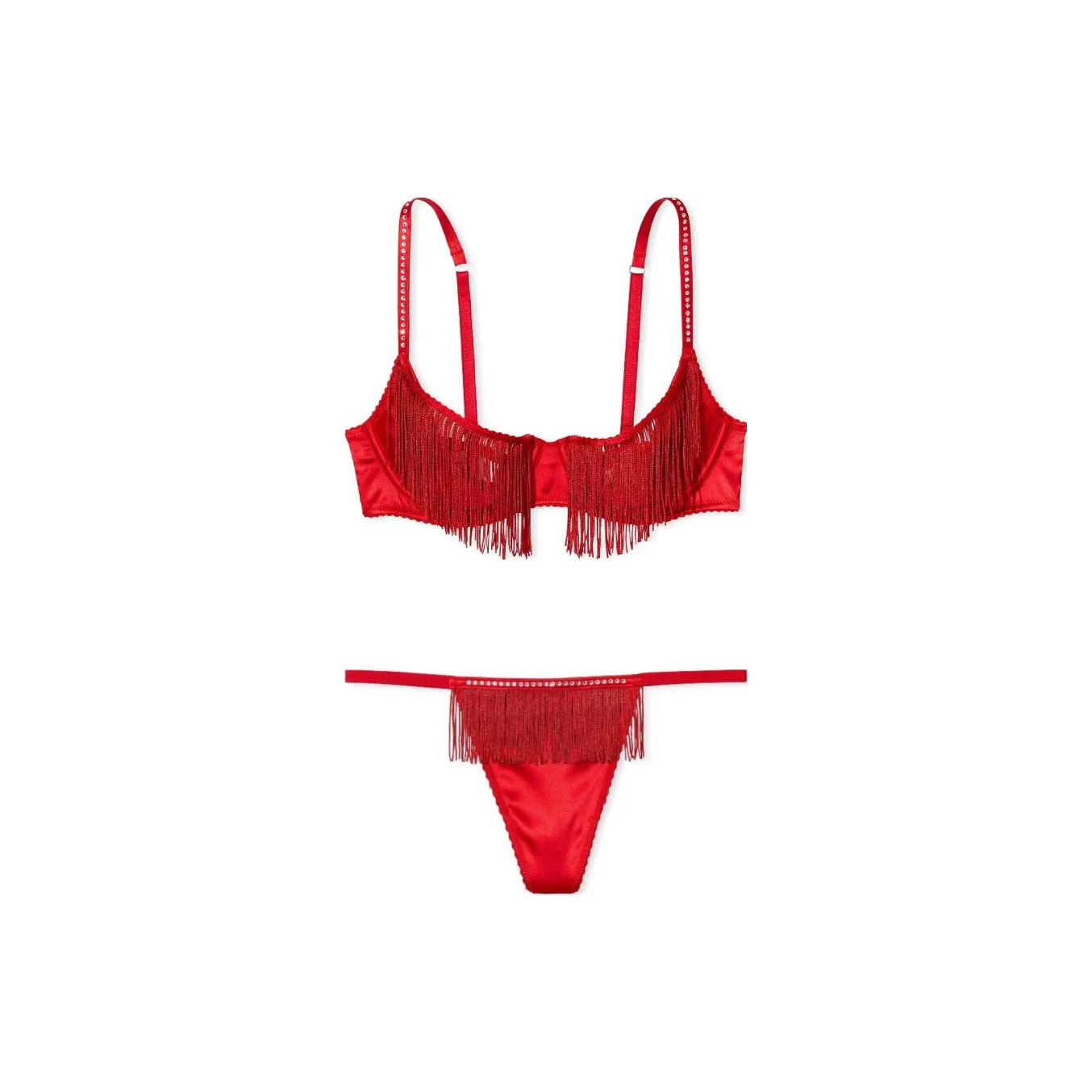 Victoria's Secret Комплект нижнего белья для женщин красный