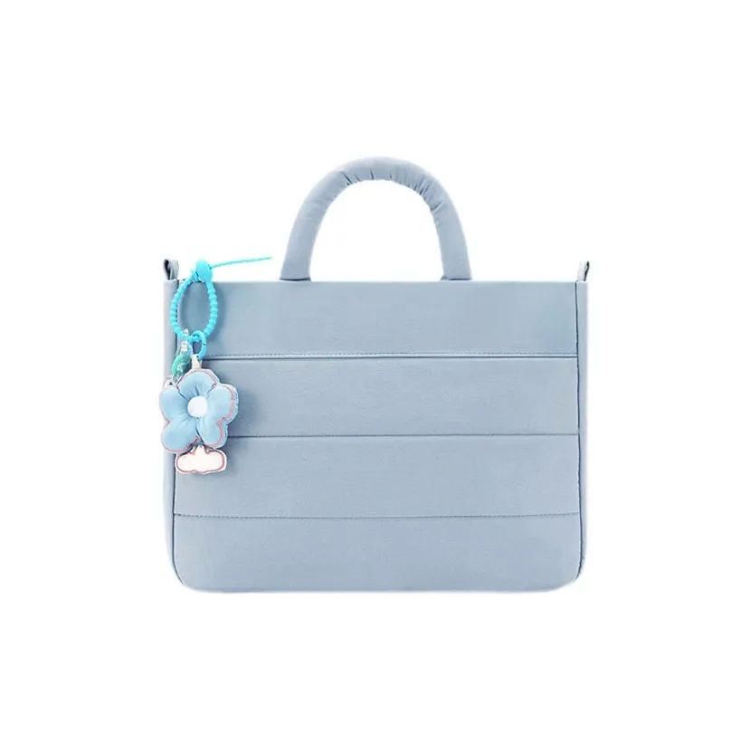 ALOENEY Oxford Ноутбук Сумка Женская Cool Серый Светло-Желтый Рисунок Синий