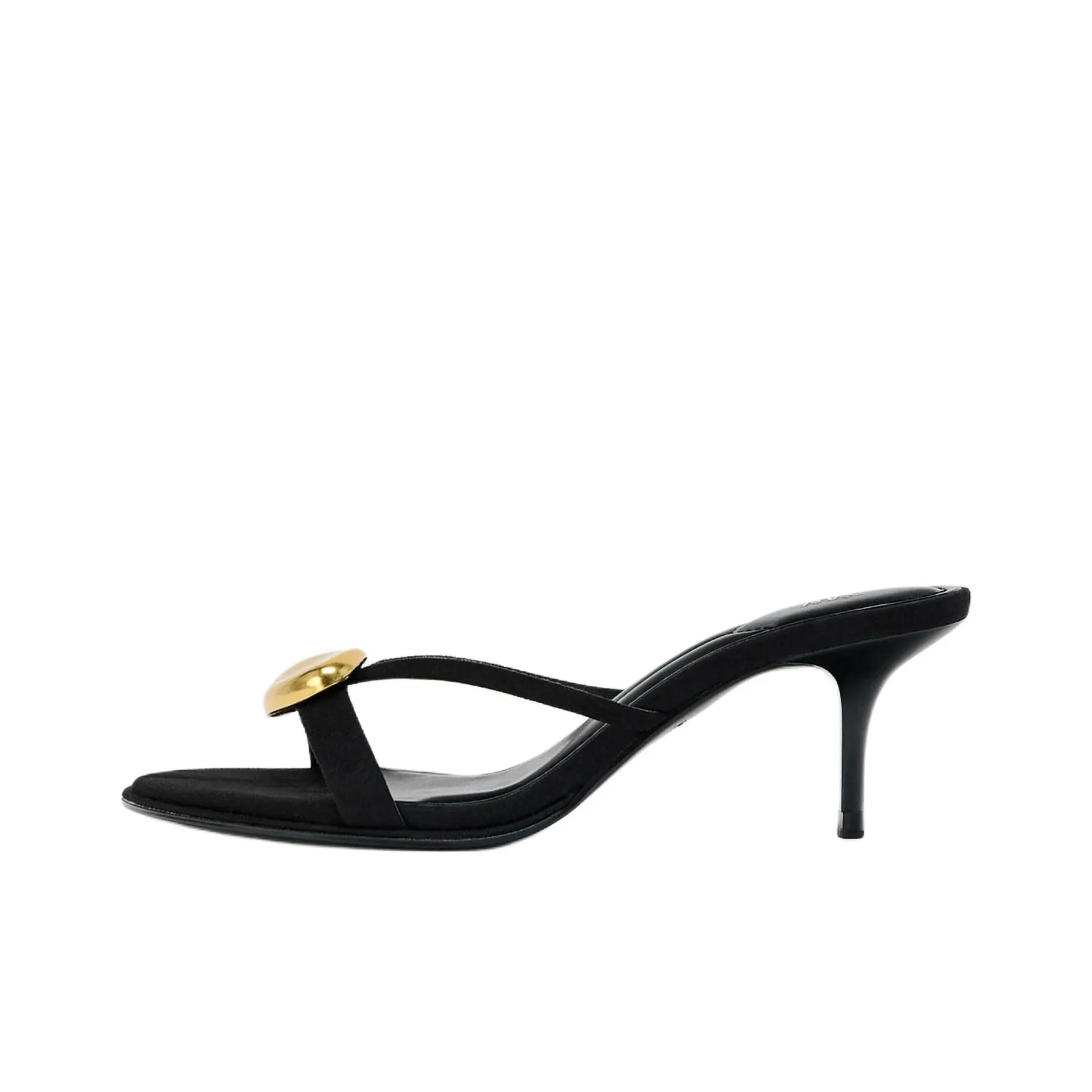 ZARA Слипоны Женские Черные