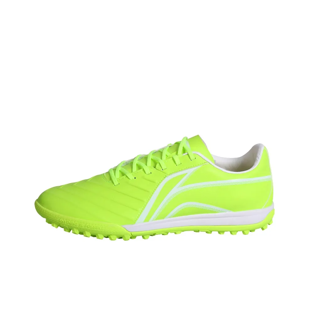 Лайнер Jin TF Шипы Искусственная трава Внутренний Slip Resistant Abrasion Resistant Футбольные бутсы Мужской Неоновый зеленый