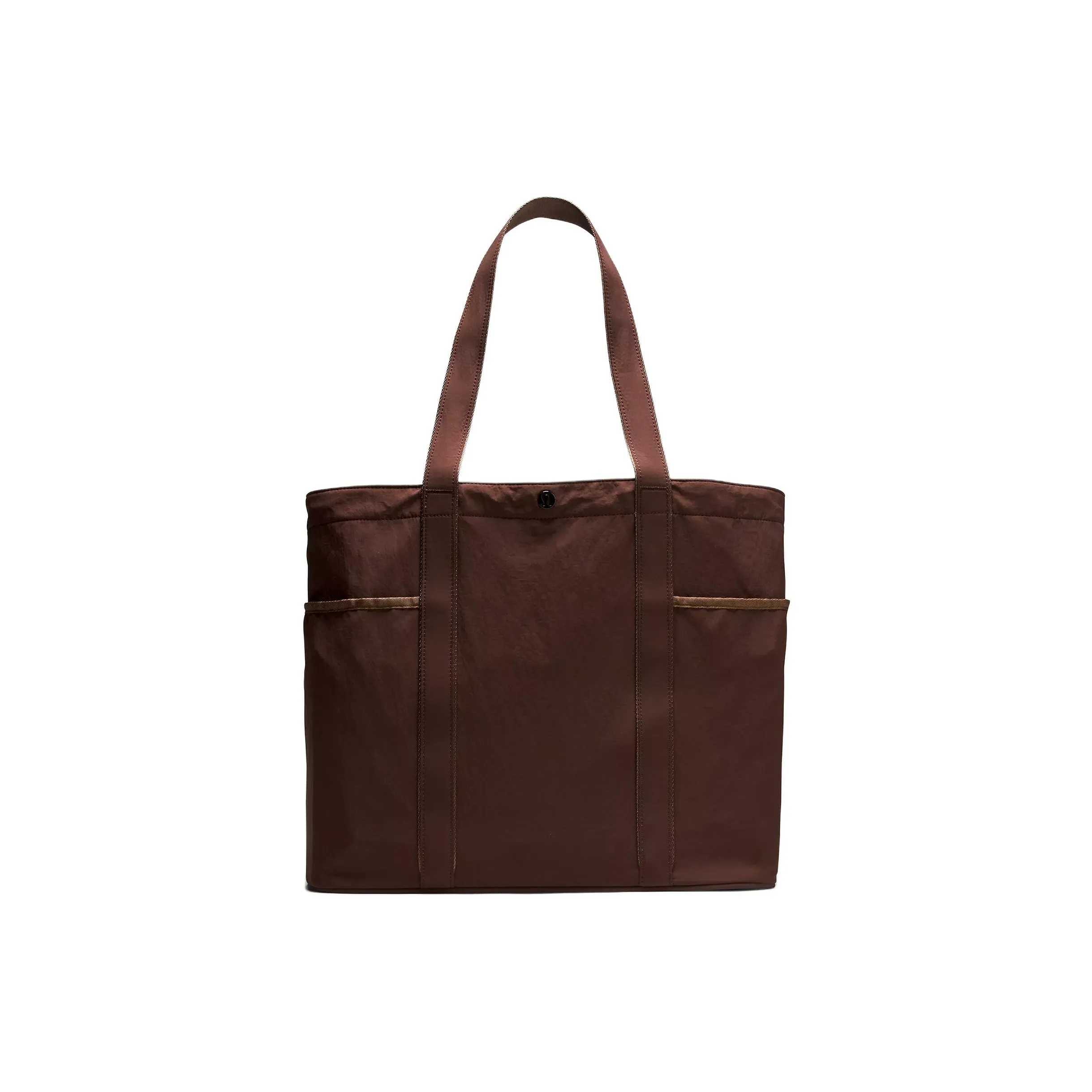 lululemon Переработанный Нейлон Тоут Сумка Сумка для покупок Сумка Сумка через плечо Унисекс Мокко