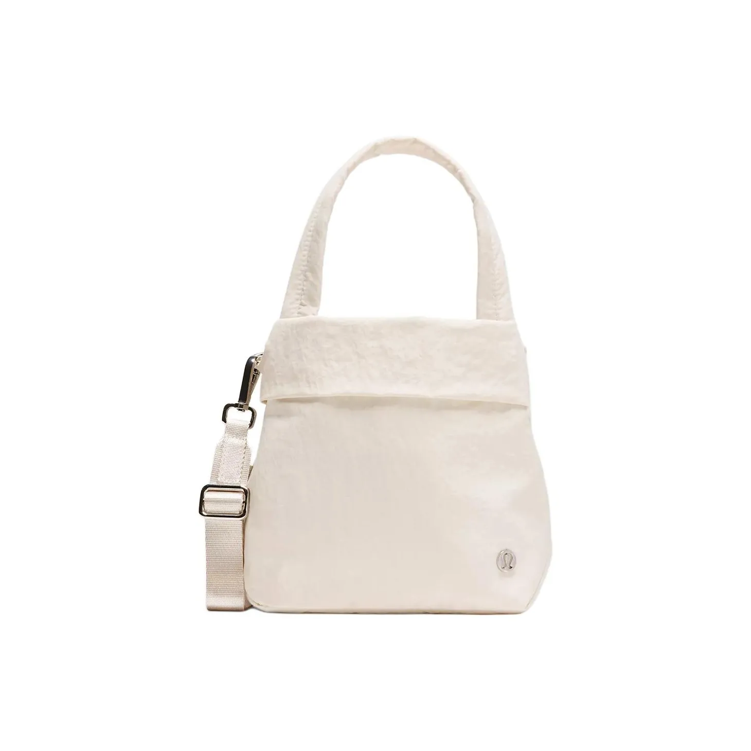 lululemon Нейлон Одно Плечо Сумка Женская Светлый Айвори Белый