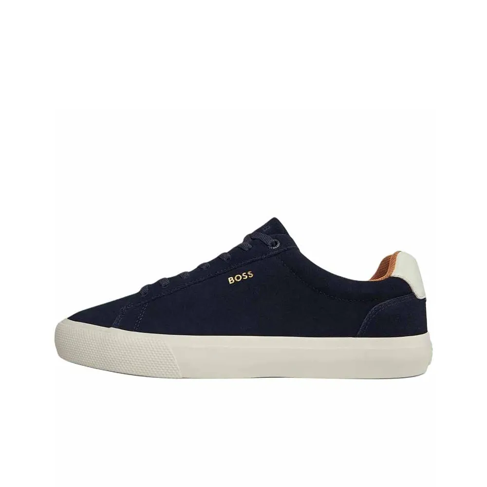 HUGO BOSS Aiden Low Top Skateboard Shoes Men's Dark Blue