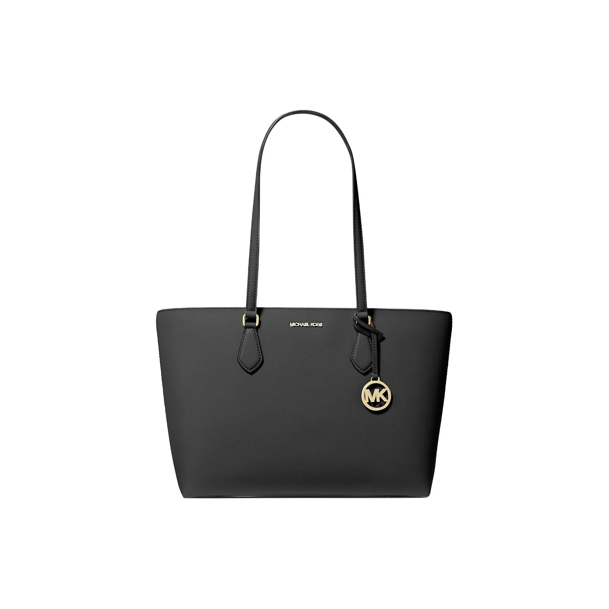 MICHAEL KORS Sheila Coated Canvas Tote Bag, Shopping Bag, Handbag, Shoulder Bag Tubas Women's Black