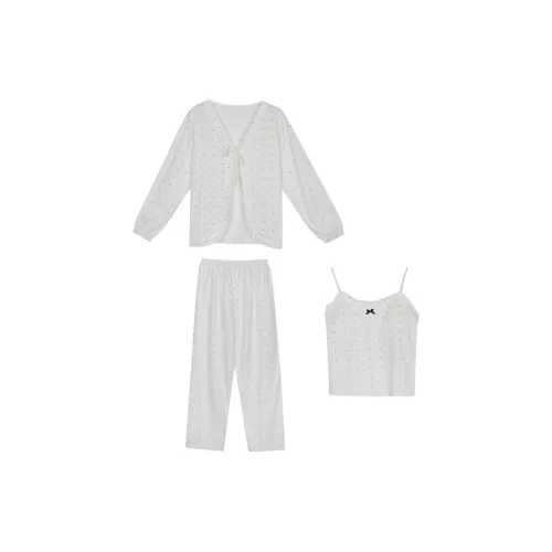 Joycefuuu Bra Экрю Женские Пижамные комплекты