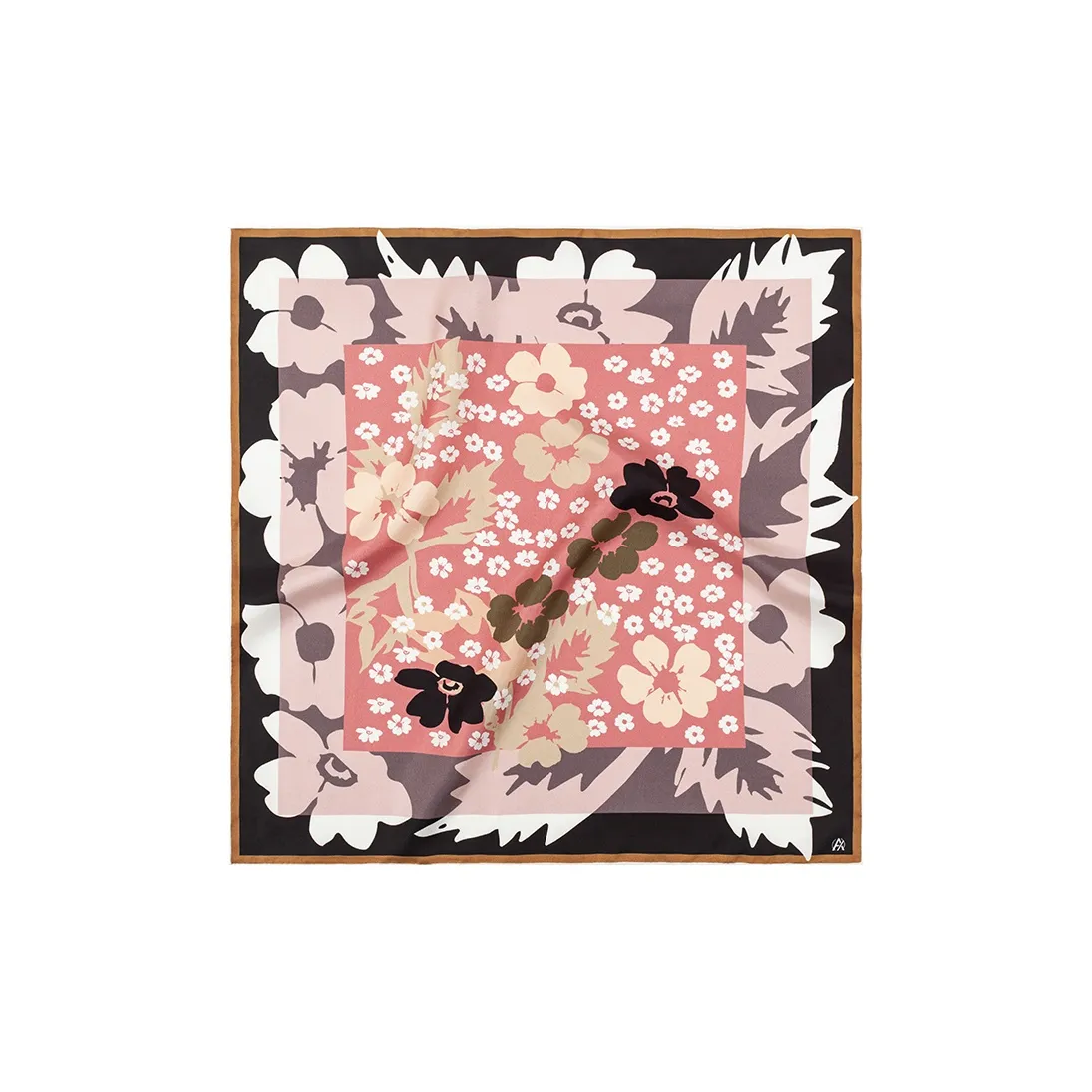 Eucalyptus Ornamentation Silk Scarves Women's