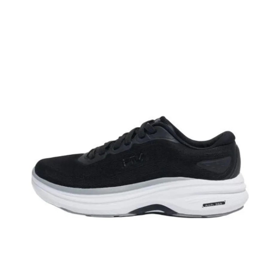 FILA Rgb Abrasion Resistant Low Top Running Shoes Unisex Black