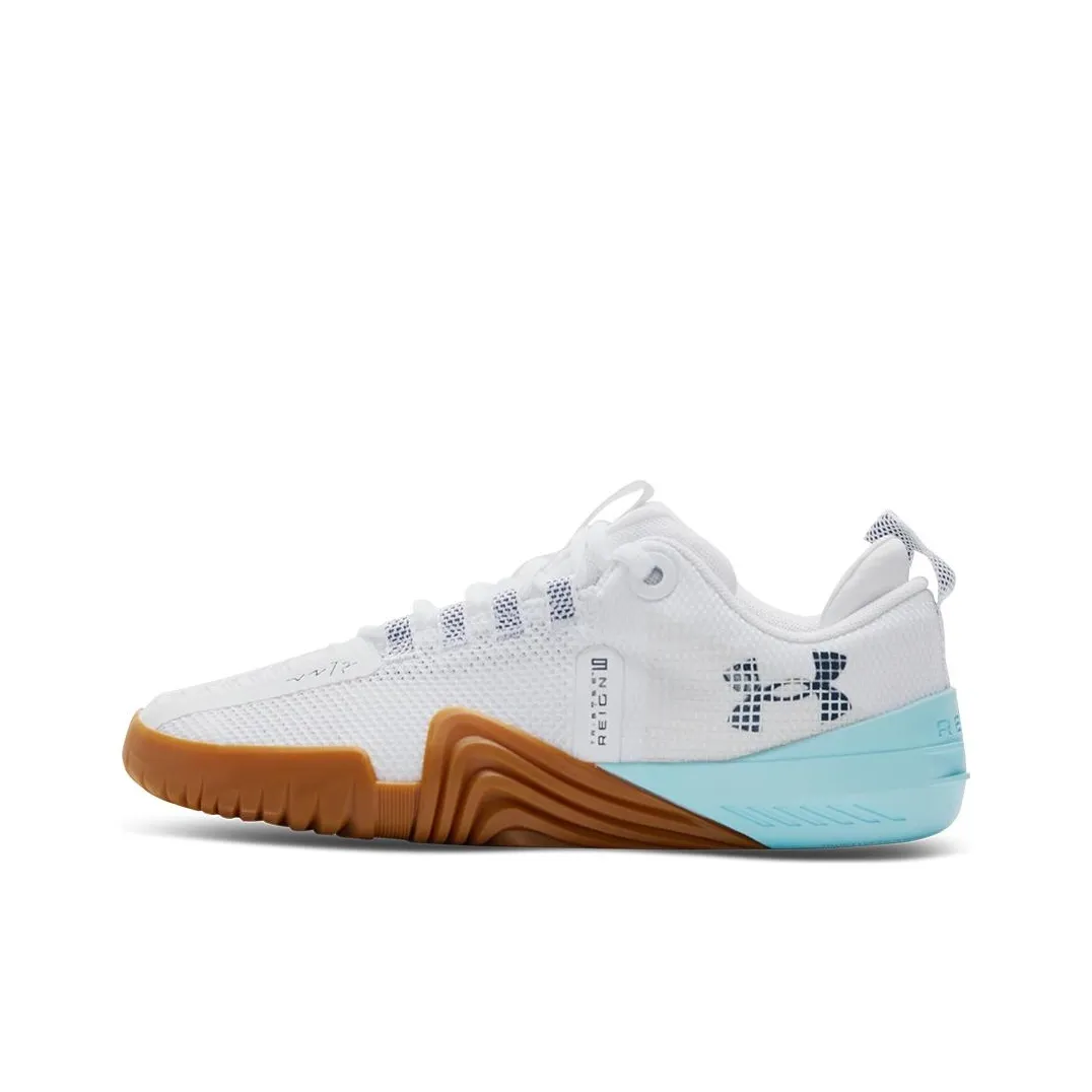 Under Armour Reign 6 Slip-Resistant Abrasion-Resistant Low-Top Кроссовки для тренировок Женские Белые