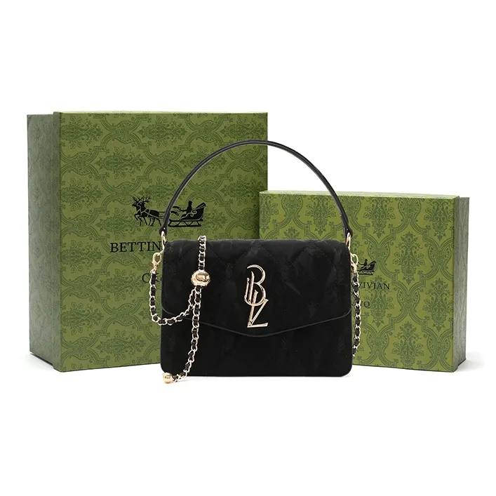 BETTINA VIVIAN ПУ (полиуретан) Сумка через плечо Стандартная Женская Черная