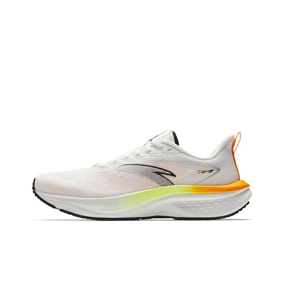 ANTA Slip Резистентный Устойчивый к Износу Дышащий Низкий Топ Тренировочные Беговые Кроссовки Мужские Белый Черный