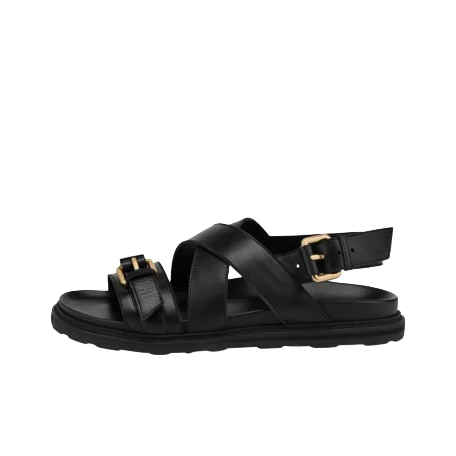 MOSCHINO One Strap Sandals Men's Black