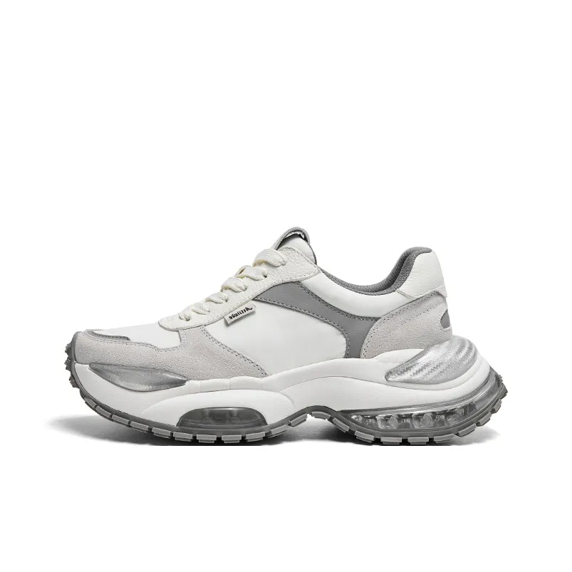 CHERYKALLY Abrasion Resistant Breathable Height Increasing Low Top Chunky Sneakers Women's
