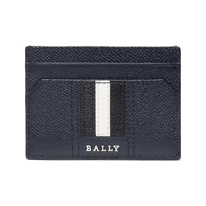 BALLY Коровья кожа Держатель для карт Держатель для карт Мужской Темно-синий