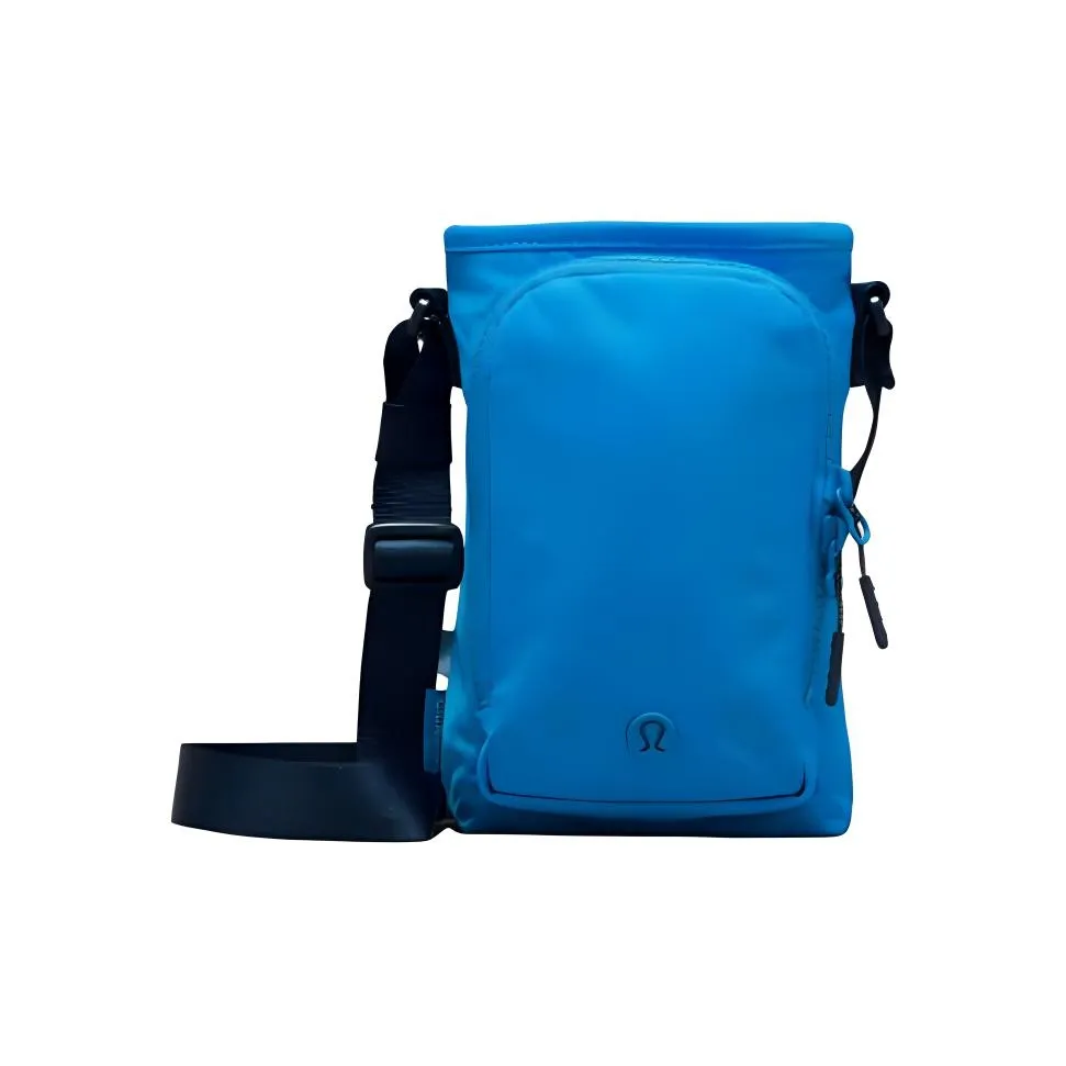 Lululemon Nylon Crossbody Bag Unisex Pool Blue