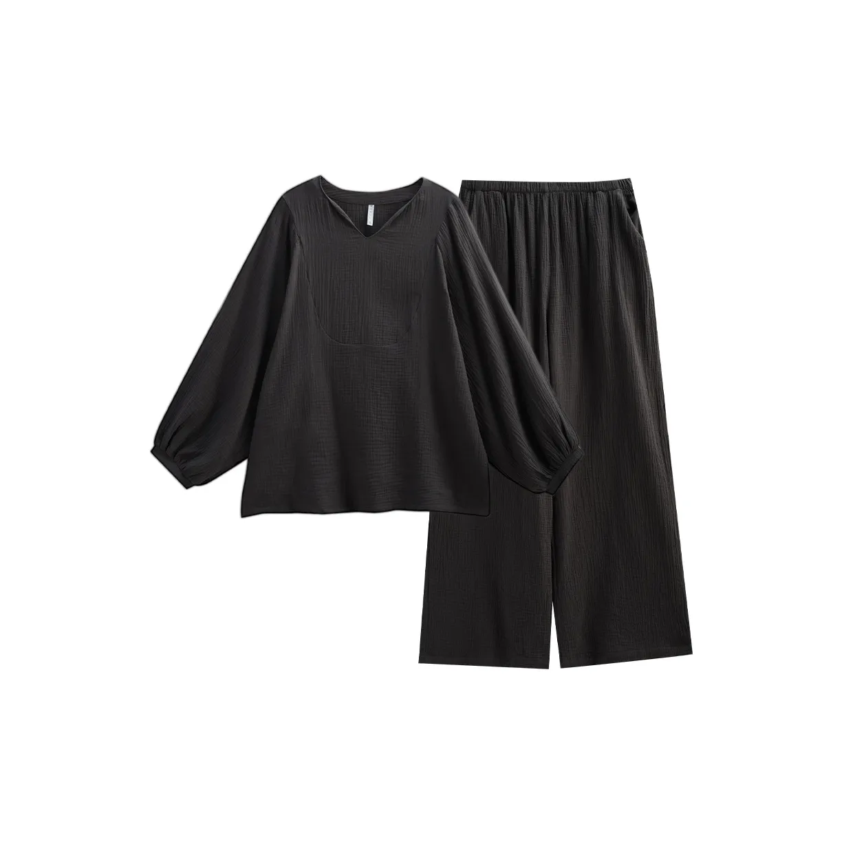 Same Language Пижамный комплект женский Glossy черный