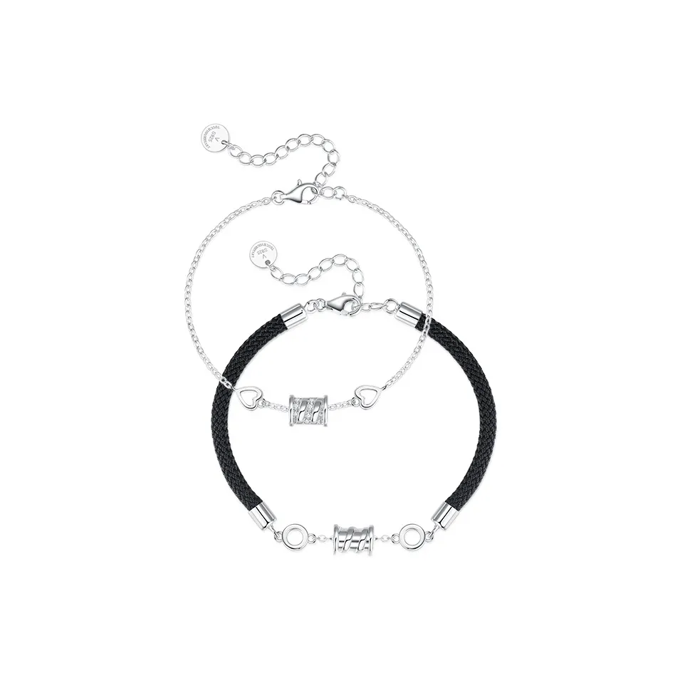 P&N S925 Silver Bracelets Unisex