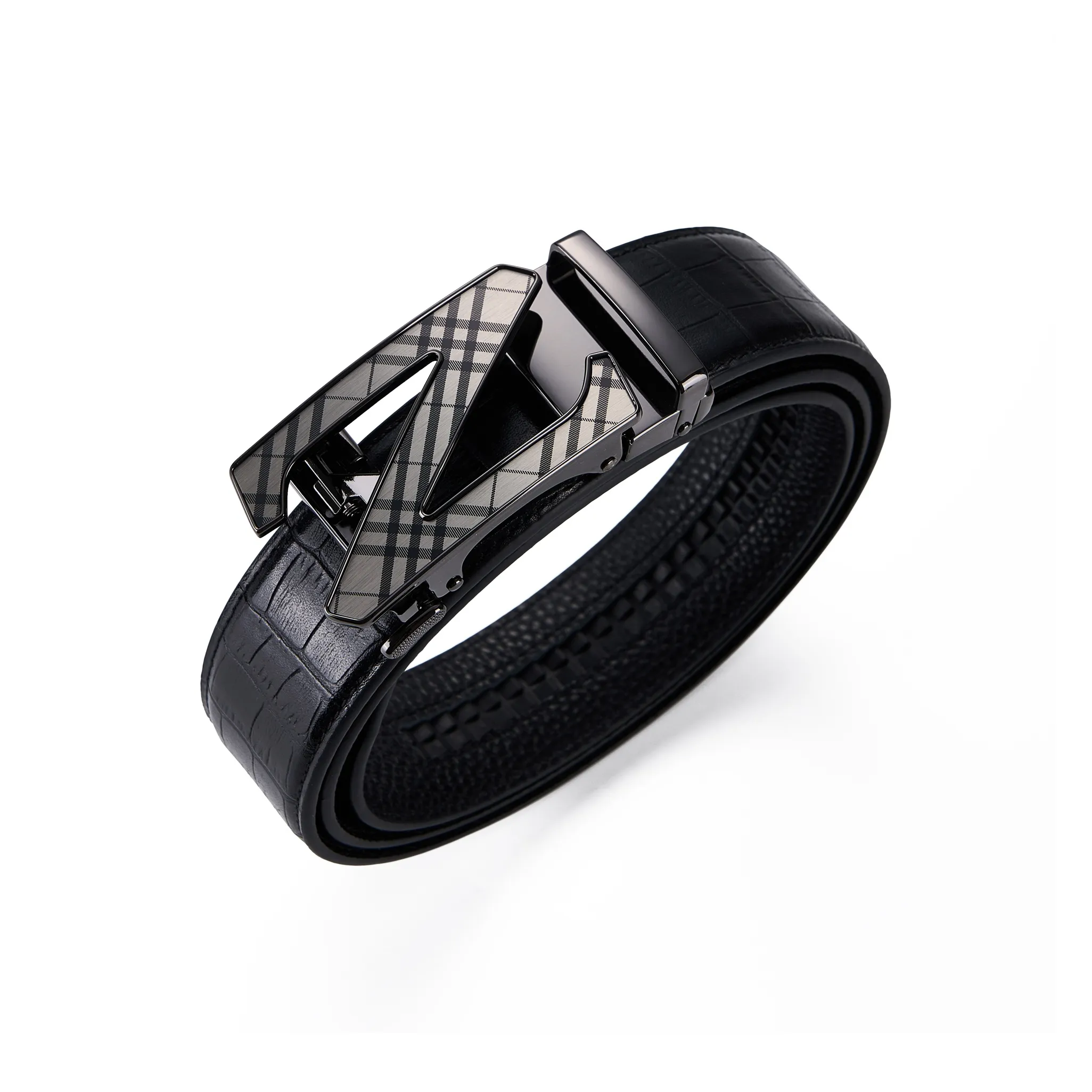 POLOMEISDO Top Grain Cow Leather Practical Belt Box Men's 3.5cm