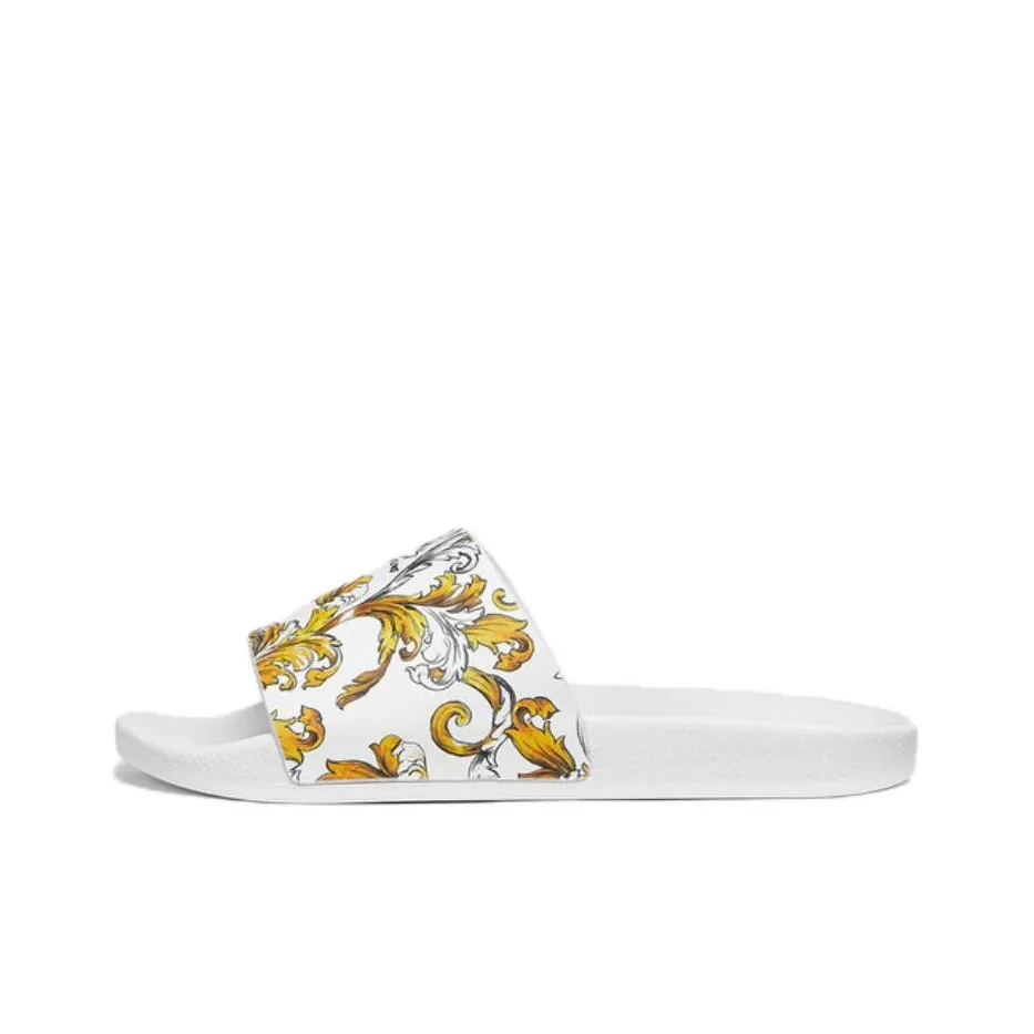 VERSACE JEANS COUTURE Slide Slippers Women's White