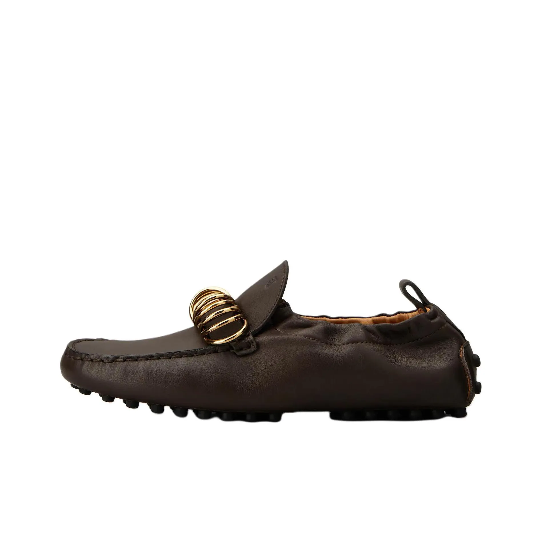 TOD'S Ring Embellished Slip On Loafers Women's