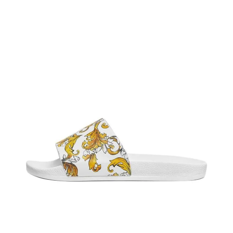 VERSACE JEANS COUTURE Slide Slippers Men's White