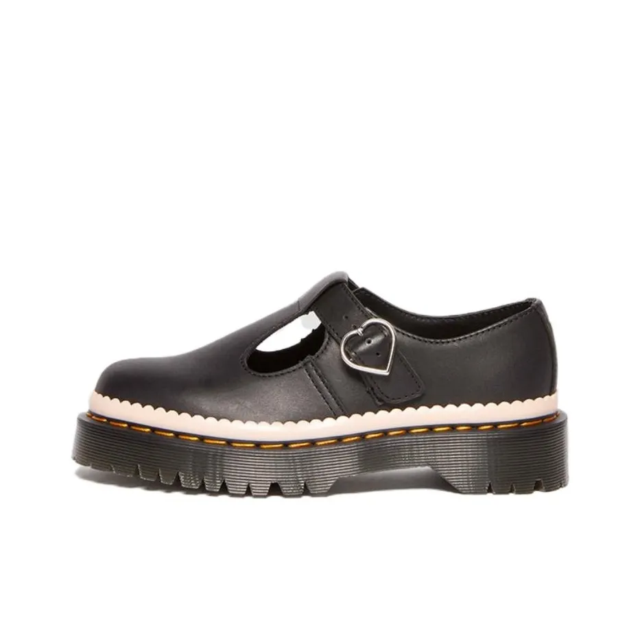 Dr.Martens 1460 POLLEY BEX Casual 3,5cm Женские Черный Розовый
