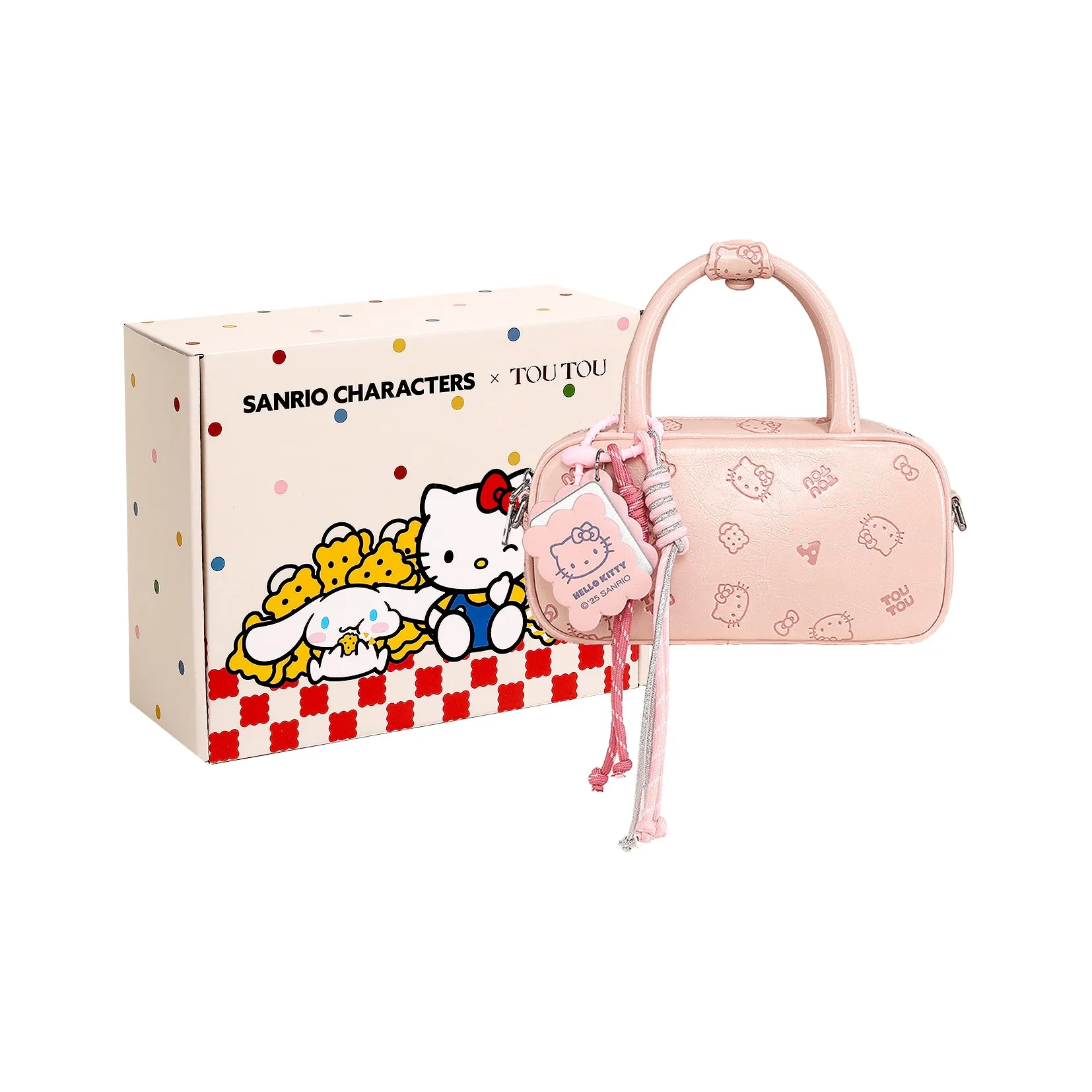 TOUTOU Hello Kitty Collaboration Hello Kitty Synthetic Leather Handbag Women's Multicolor