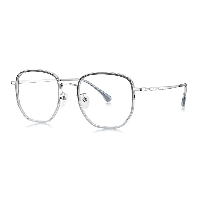 PARIM TR Памятный пластик β-титан Квадратные оправы для очков Унисекс Розовое золото