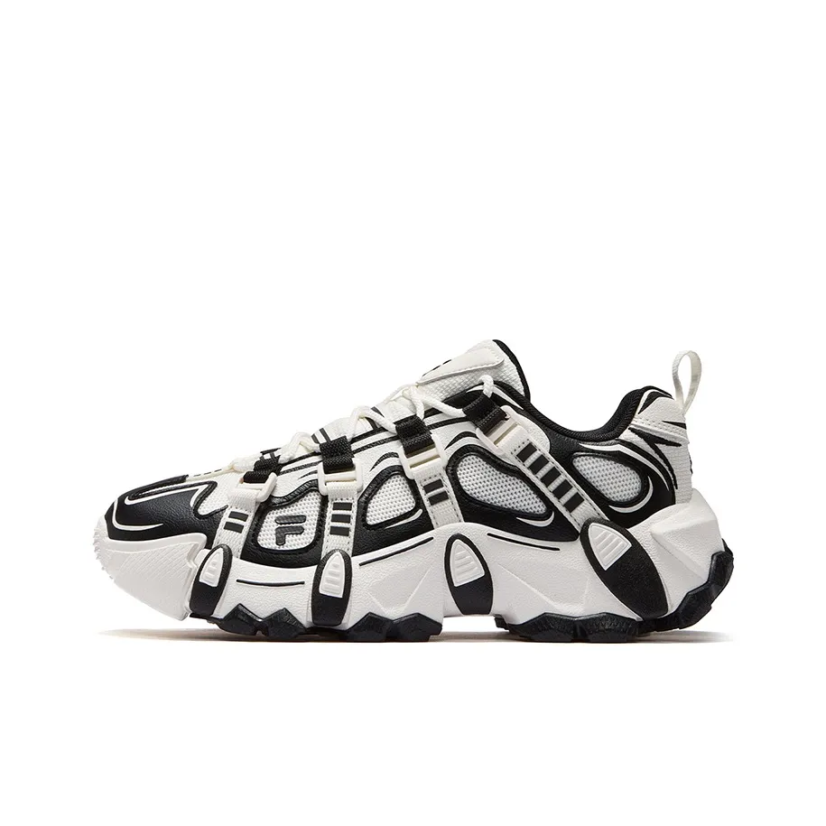 Joshua Vides x FILA FUSION EXOCET Mountains Shoes Low Top Chunky Sneakers Women's Snow Black