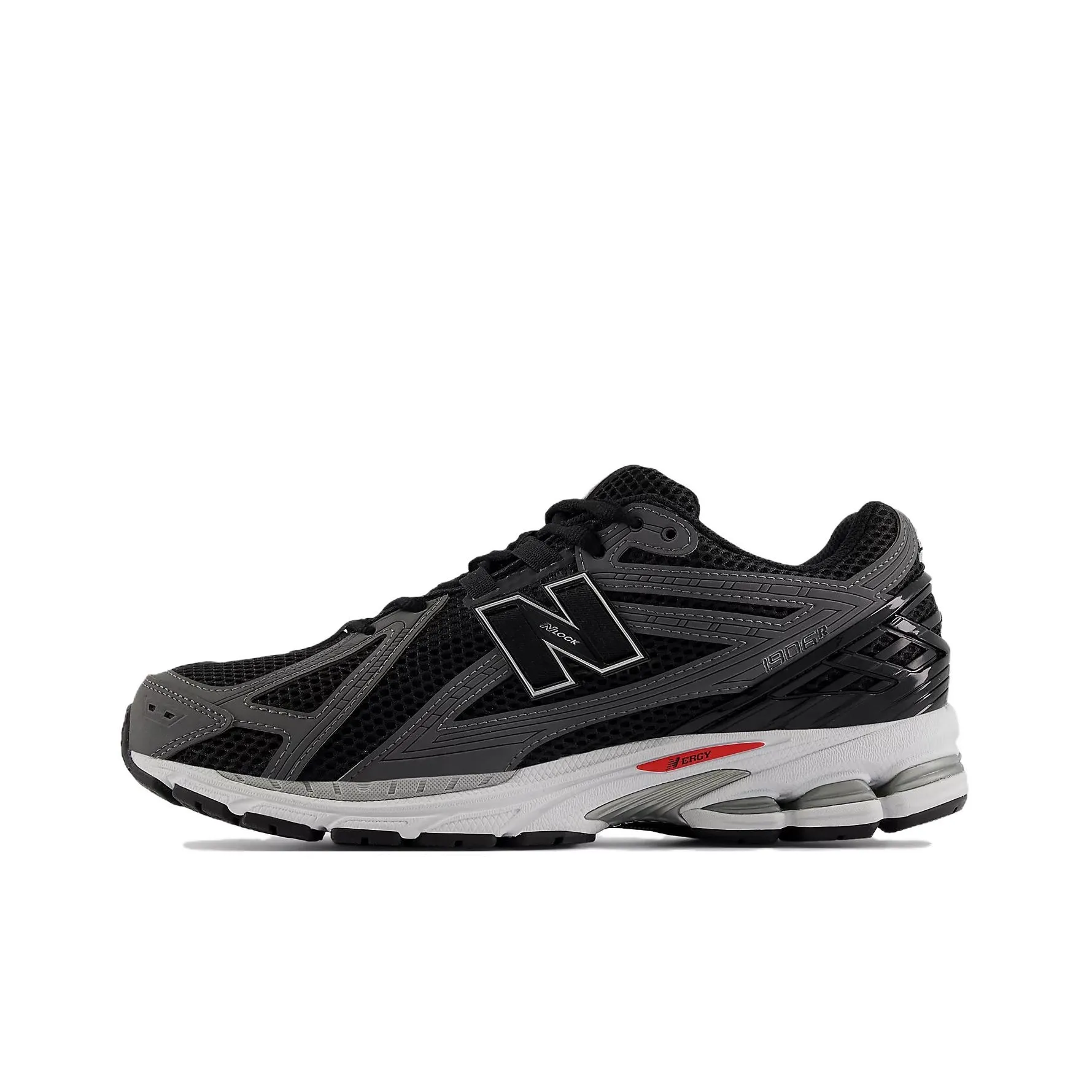 New Balance 1906R Black Team Red Castlerock