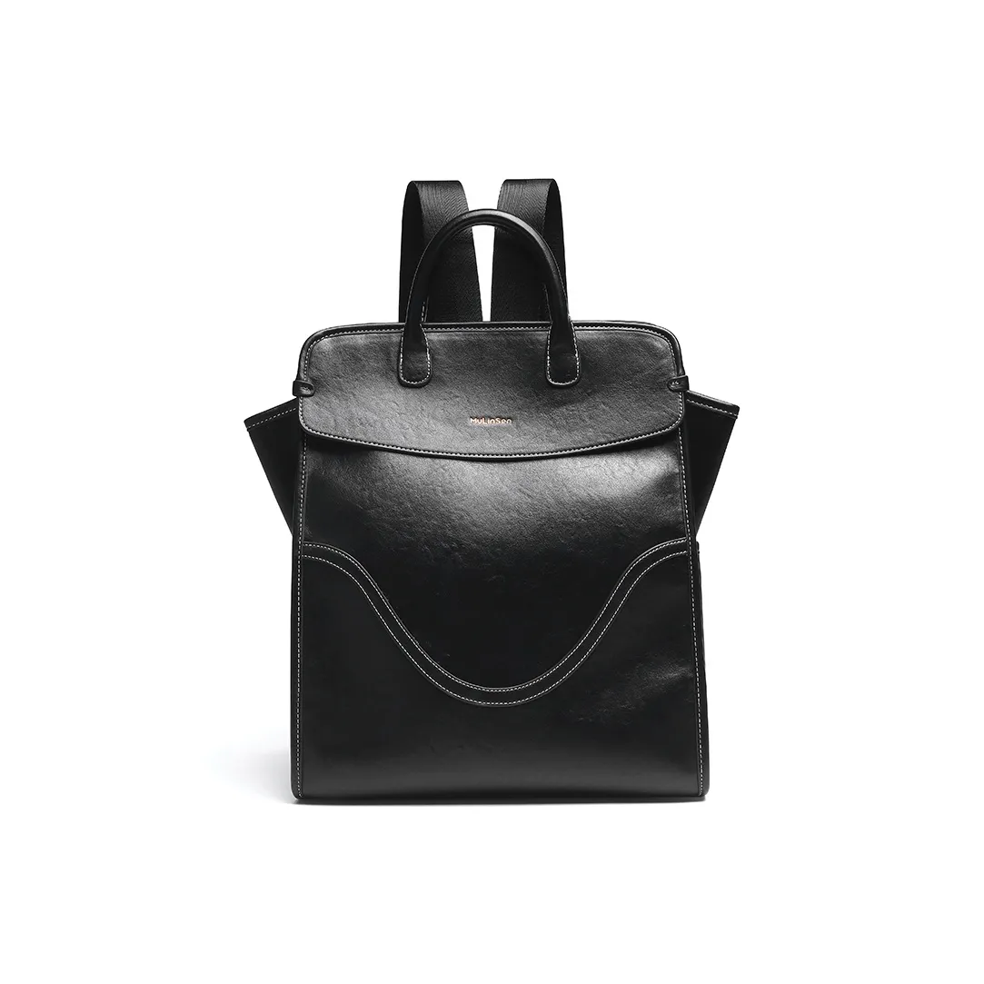 Mulinsen ПУ (полиуретан) Студенческий рюкзак Сумка для ноутбука Путешественная сумка Рюкзак Унисекс Многоцветный