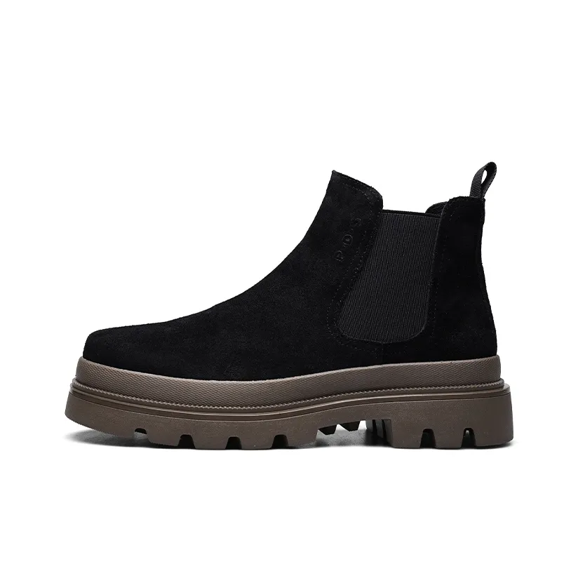 PARDASAUL Short Chelsea Race Boots Men's Black