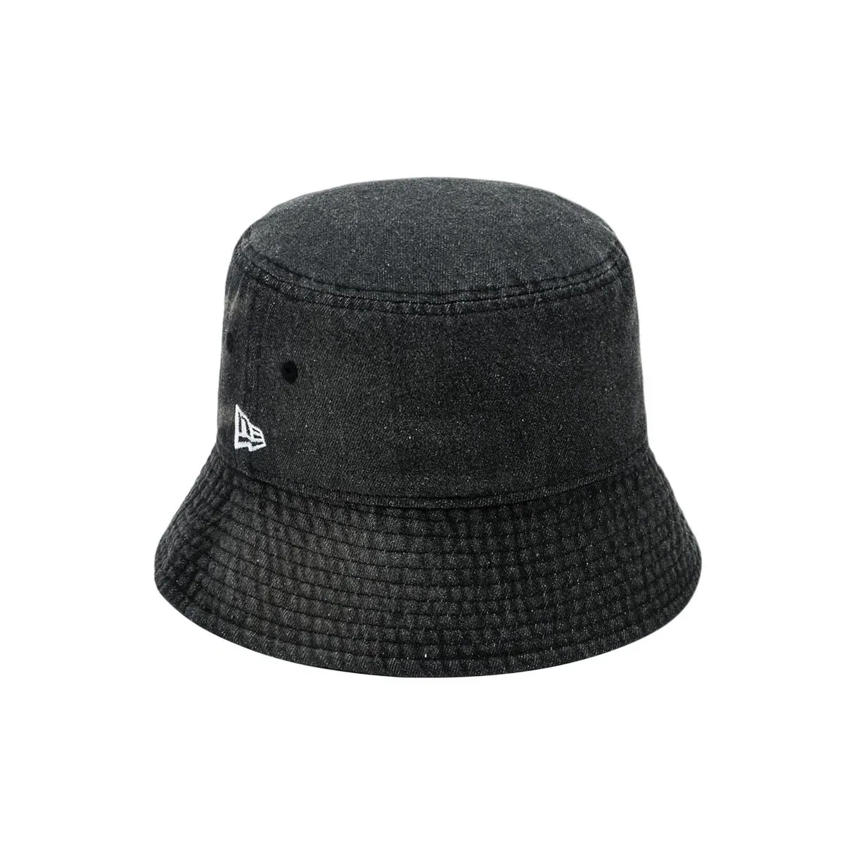 New Era 100% Cotton Denim Bucket Hats Unisex Black
