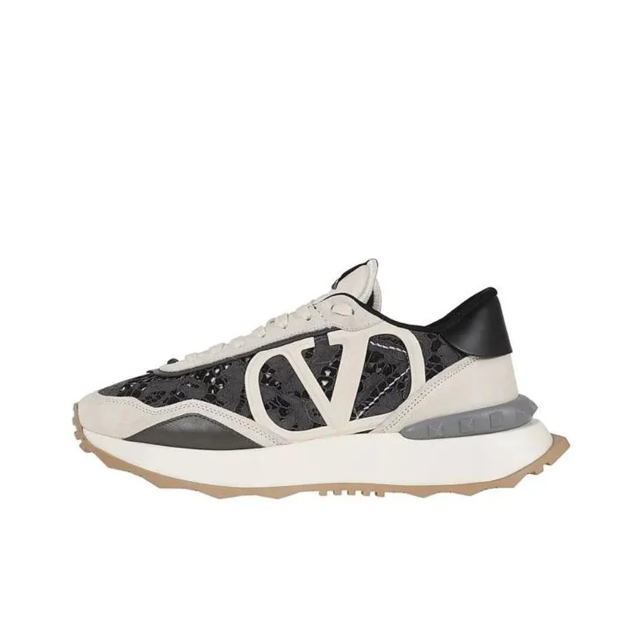 Valentino Lacerunner Low Top Casual Shoes Women's Black White