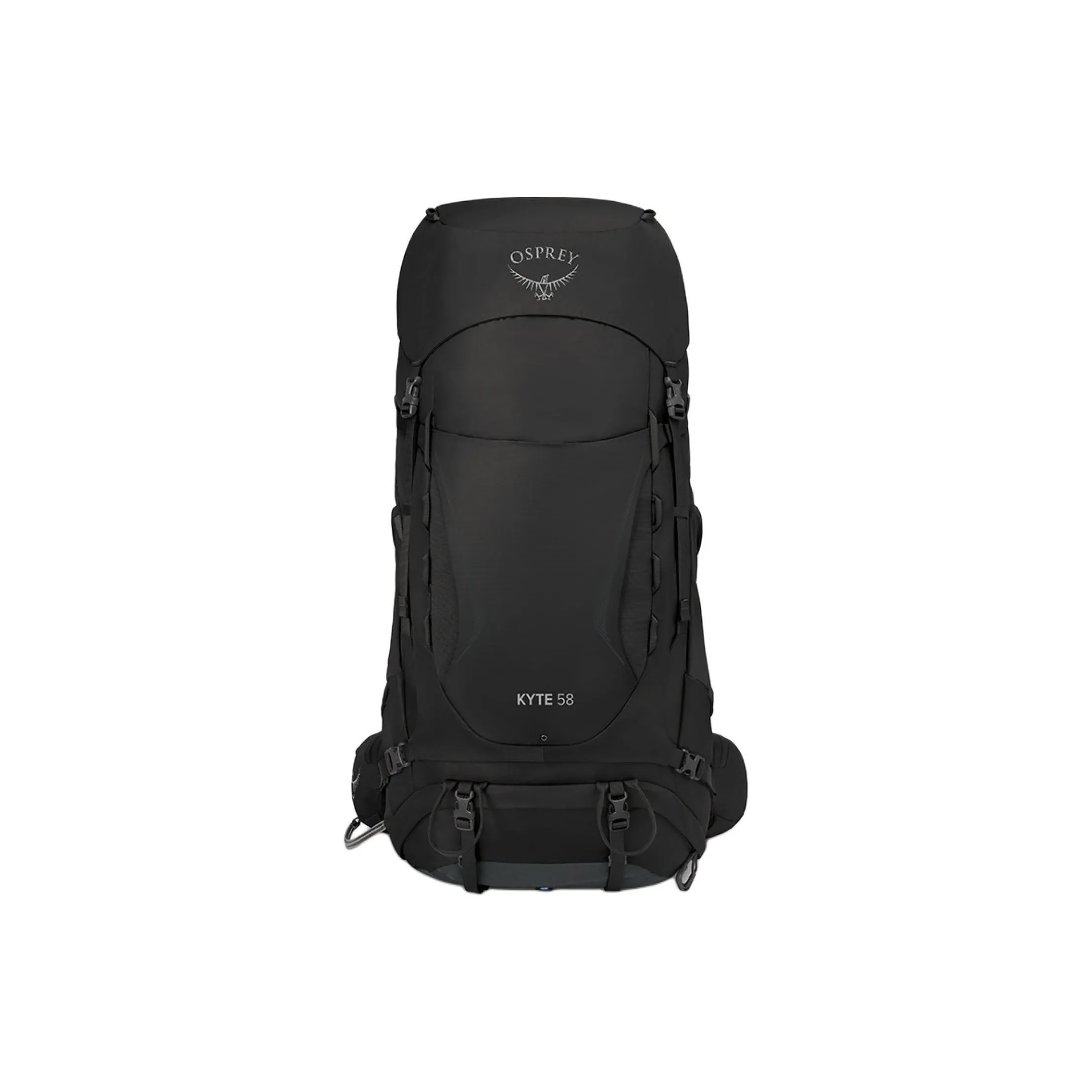 OSPREY 58L Альпинистский рюкзак Outdoor Сумка Переработанный нейлон Черный Женский