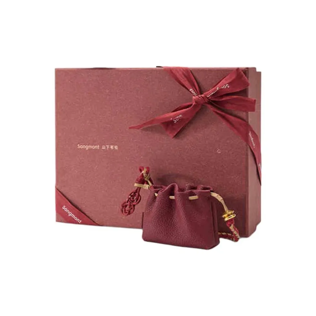 Songmont Коровья кожа Клатч Маленький Женские Бегониево-красный