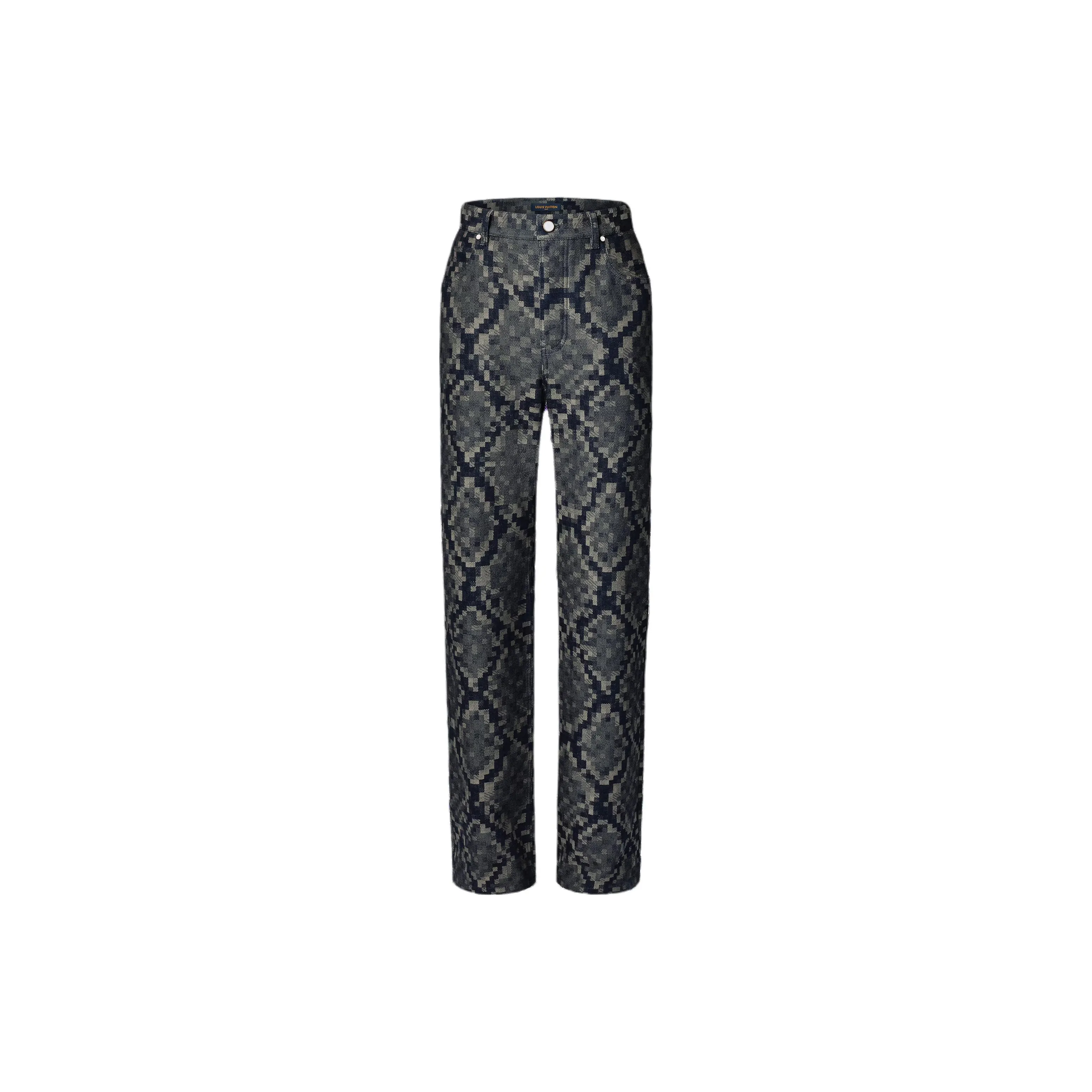 LOUIS VUITTON Graphic Denim Skate Pants