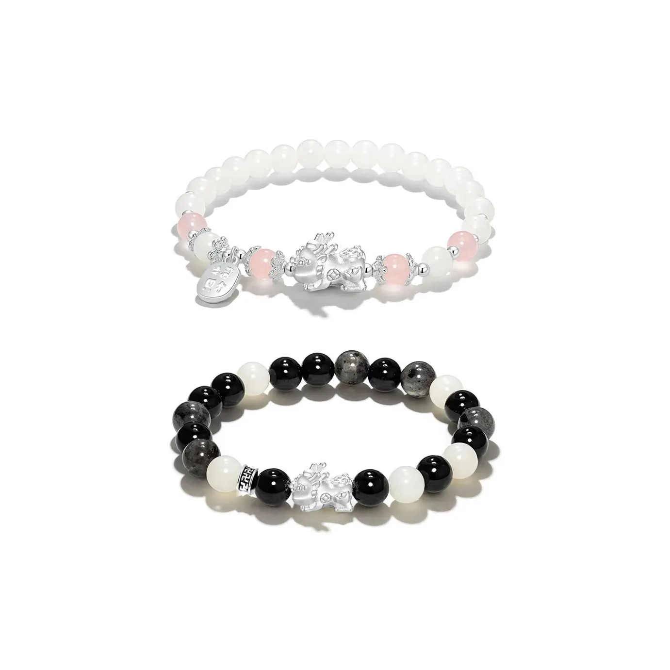 FOREVER MELODY White Jade Bodhi Bracelets Unisex