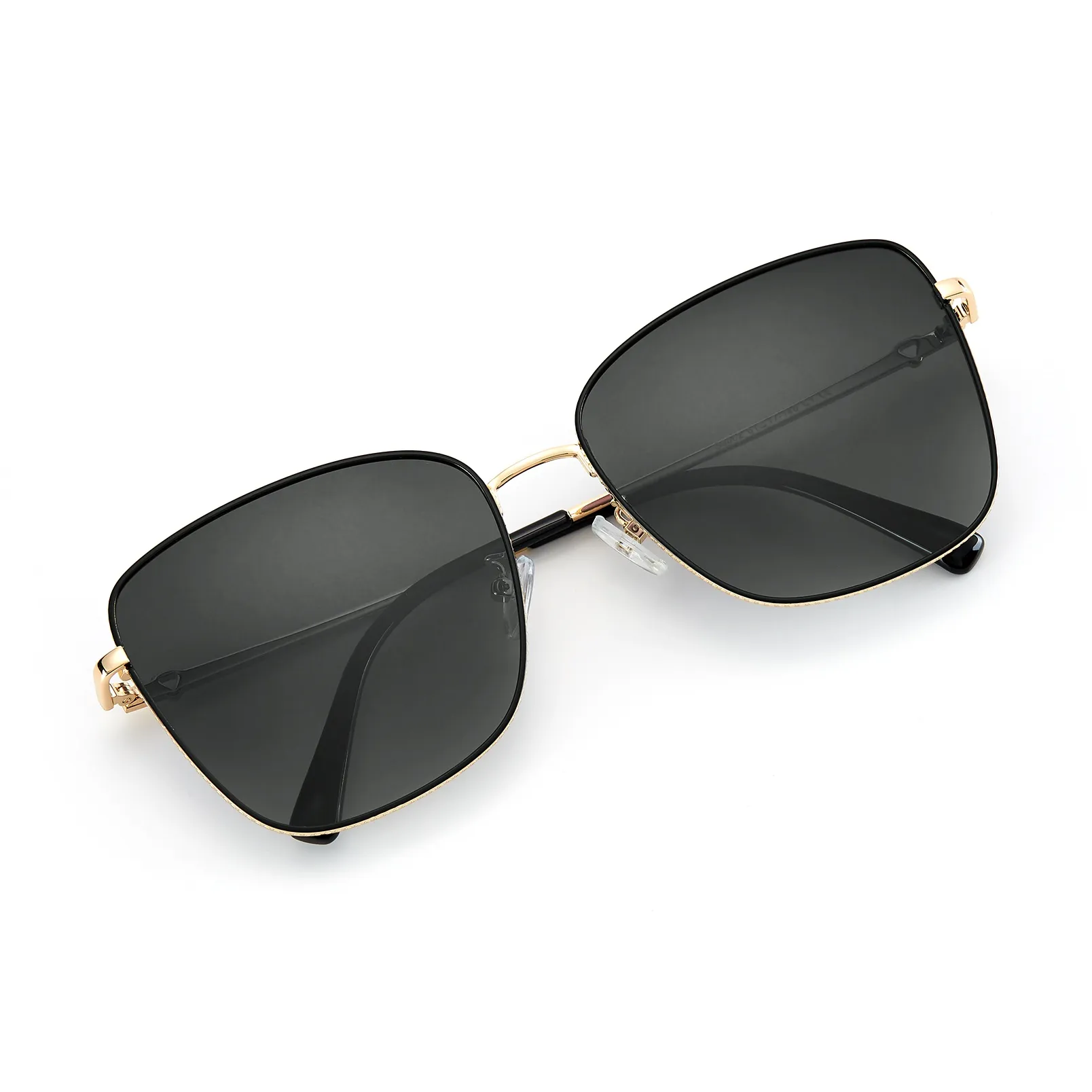 CLARKIA FLOWER Alloy Stainless Steel Square Sunglasses Unisex