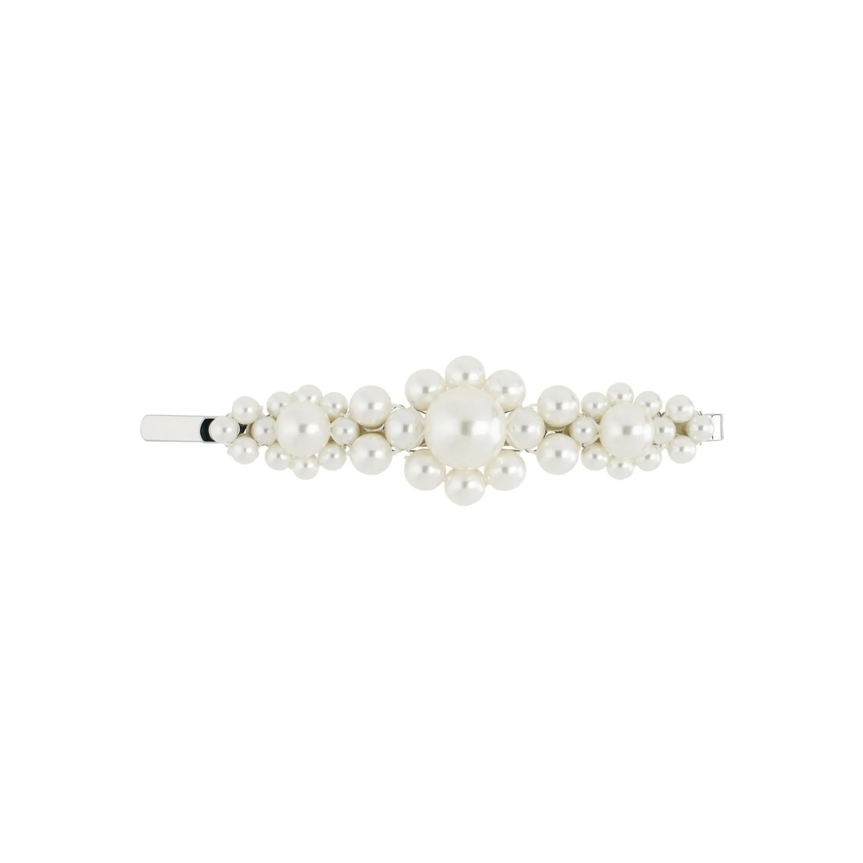 SIMONE ROCHA Artificial Pearl Hair Clips Women's Silver