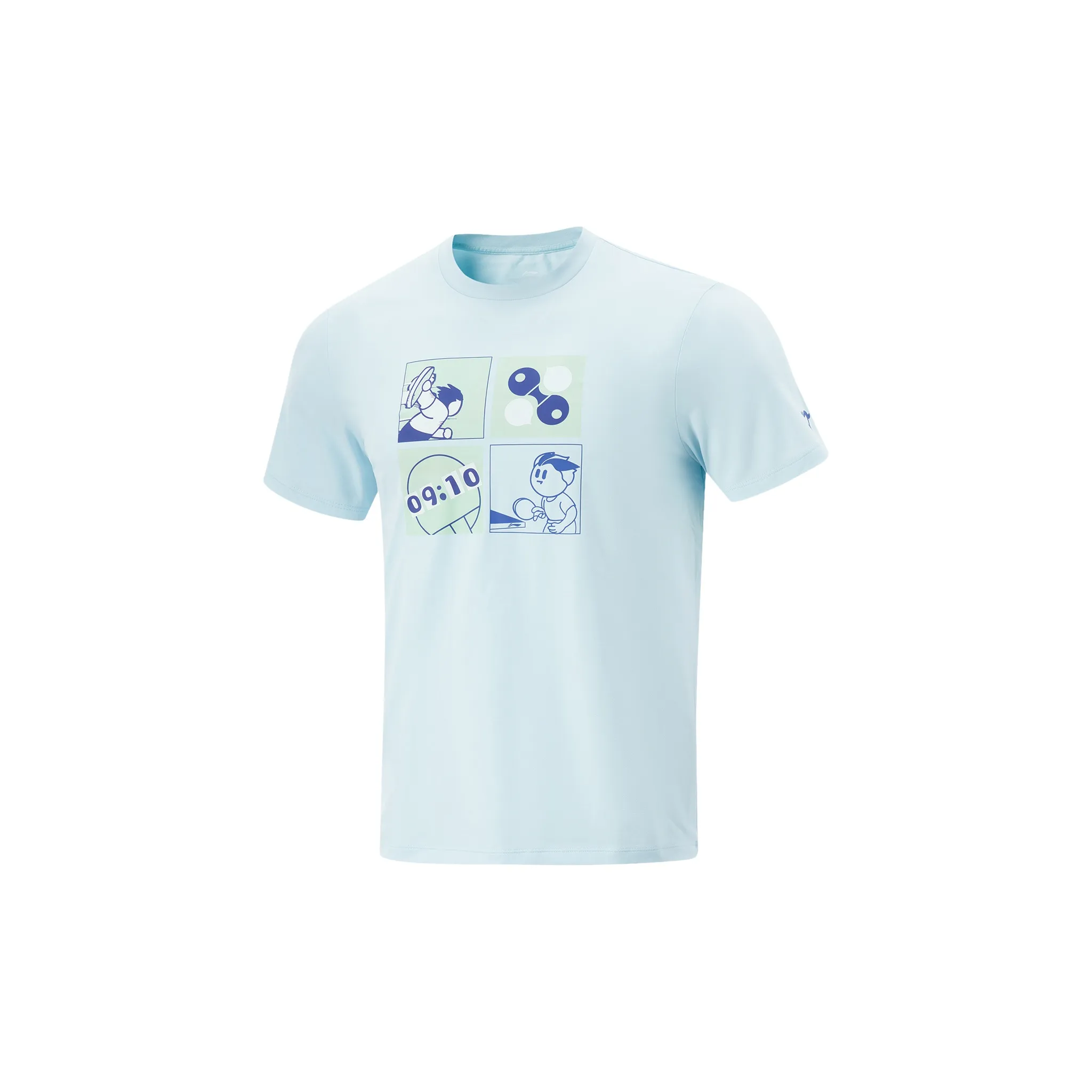 LiNing T-Shirt Unisex Light Sky Blue