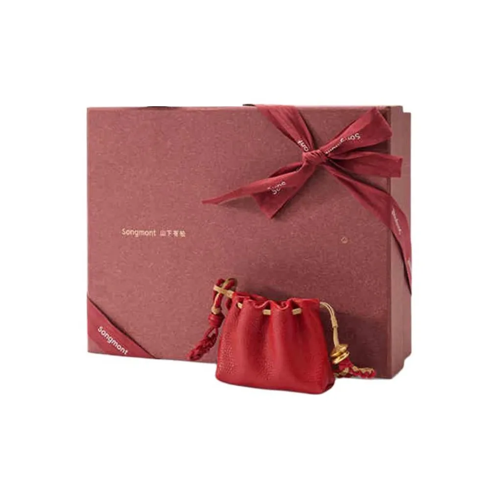 Songmont Коровья кожа Клатч Маленький Женский Весенний Перечно-красный