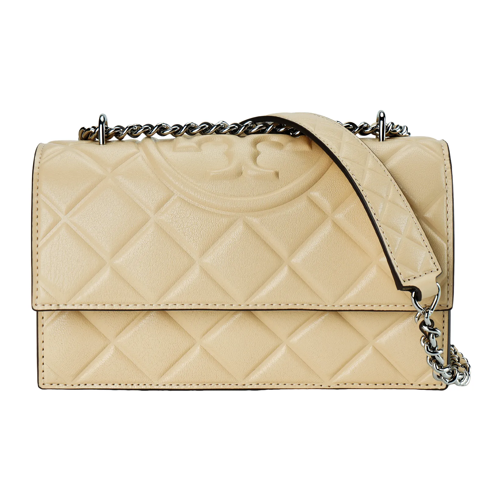 TORY BURCH Fleming Кожа Сумка через плечо Сумка на плечо Маленькая Женская Желтая