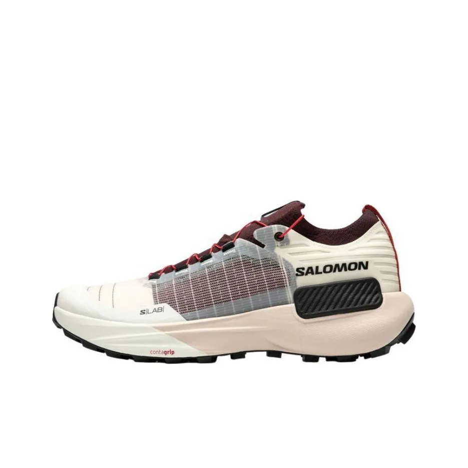 SALOMON S/LAB Anti-Slip And Wear-Resistant Lightweight Low-Top Trail Running Running Shoes Unisex Greige