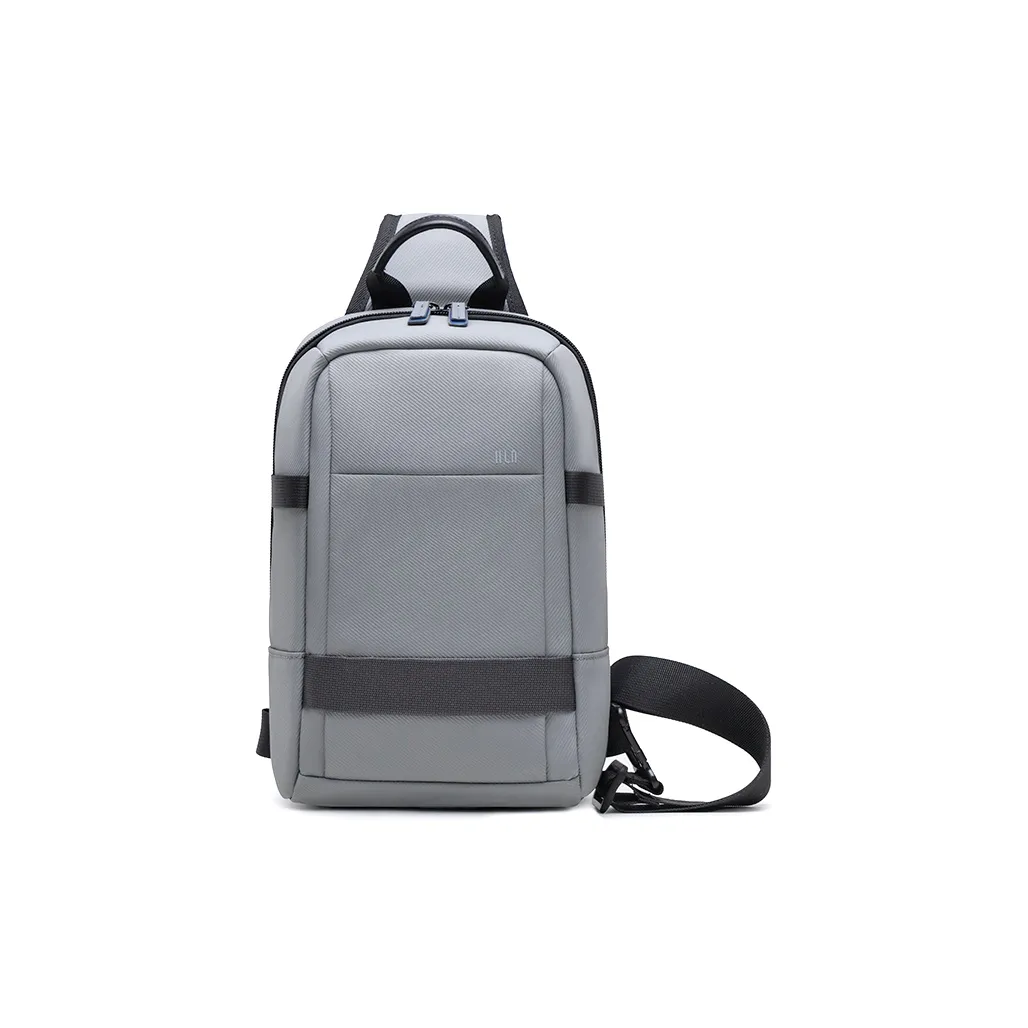 HLA Кожа Мембрана Композитный Материал Плечевая Сумка Унисекс Серый