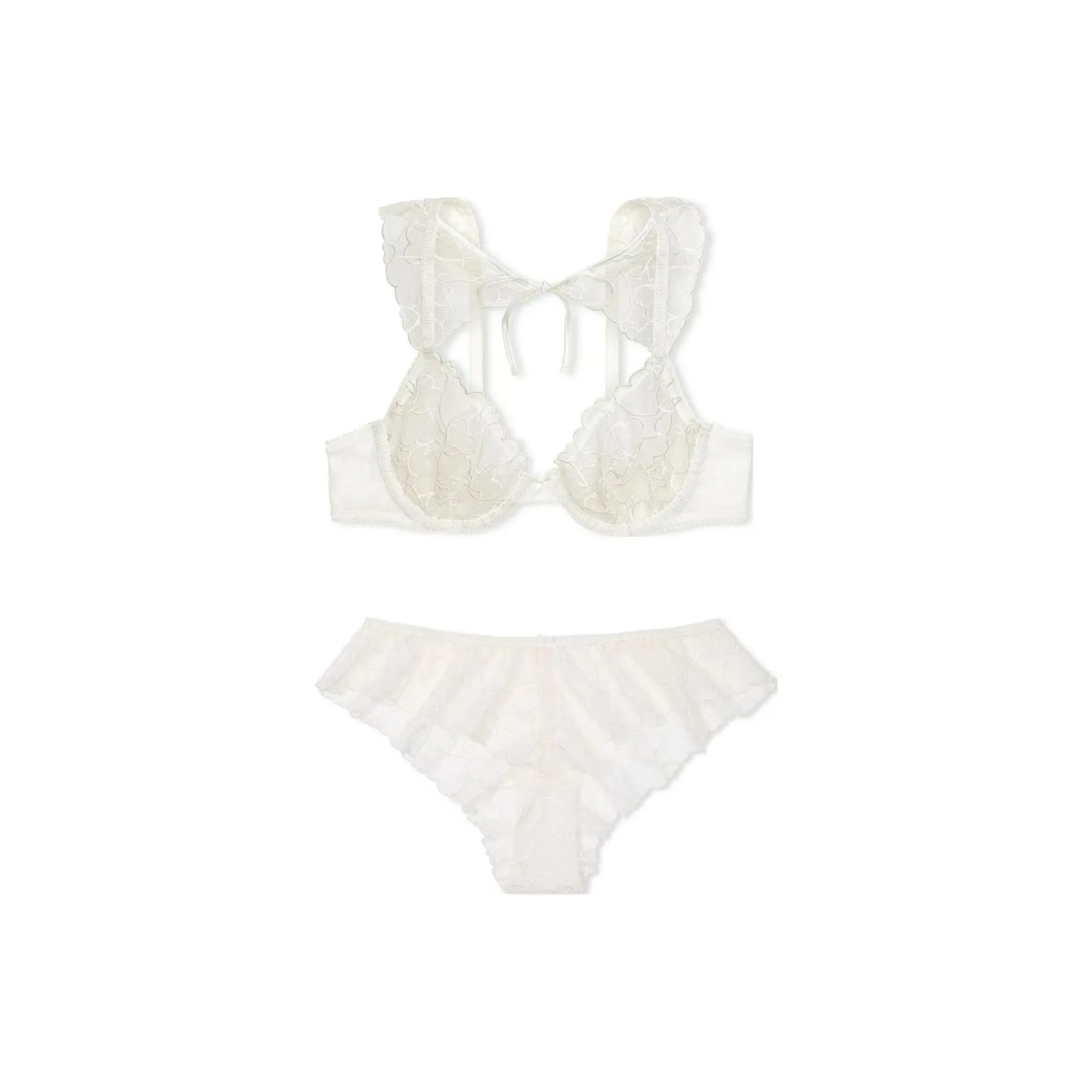 Victoria's Secret Комплект нижнего белья Женское Белое